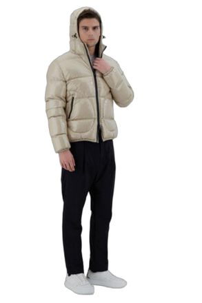 Herno Glossy Finish Puffer Down Jacket - Beige