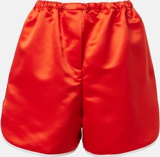 Frankie Shop Adia satin shorts