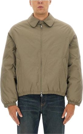 Our Legacy Avenue Padded Jacket - Heren - Zomerjassen - Groen - L - Katoen - Jassen
