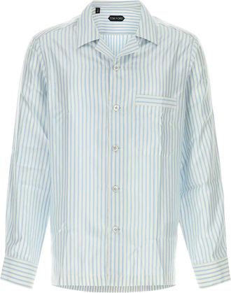 Tom Ford Embroidered Satin Shirt