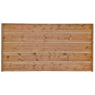 NATYAL Cabecero de madera en tono roble con rafia natural para cama de 180cm