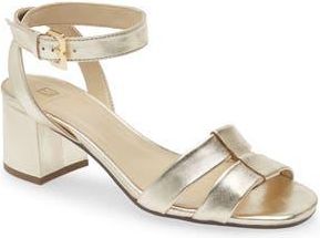 Bruno Magli Jasmine Sandal in Gold Metallic at Nordstrom Rack, Size 7.5