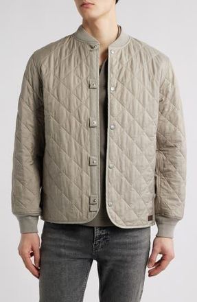 Rag & Bone Focus Quilted Cotton Blend Liner Jacket in Elephntgry at Nordstrom Rack, Size Medium