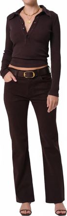 Citizens Of Humanity Genova Low Rise Boot Jean In Barrister