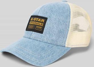 G-Star Basecap mit Label-Patch in Jeansblau, Größe 1