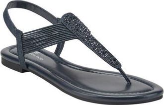 Bandolino Kayte 2 Strappy Embellished Sandal in Dark Blue at Nordstrom, Size 5.5