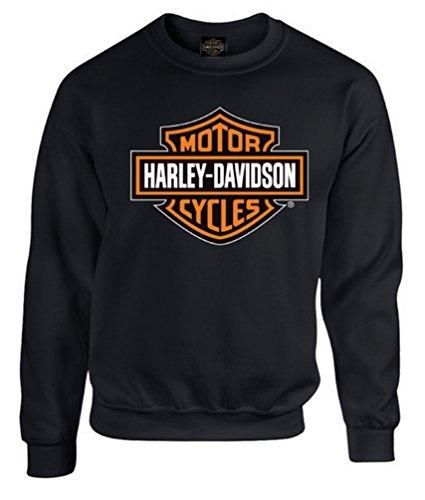 Sweat Capuche Harley Davidson – Garçon 5 Ans – Gris Camouflage Crâne – Fermeture Zip