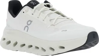 On Mens Trainers White Leather Green Details Sneaker