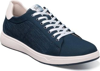 Florsheim Mens Heist Knit Lace To Toe Sneaker Shoe In Navy