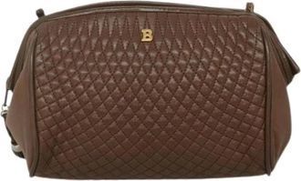 Bally Pre-owned Clutches, female, Brown, Size: ONE SIZE Pre-owned Leather Shoulder Bag