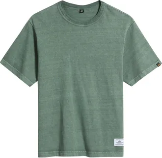 Alpha Industries Battlewash Cotton T-Shirt in Deep Forest at Nordstrom, Size Xx-Large