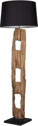 Global Interiors Handgefertigte Stehlampe Barracuda ø 55 x 17.7 cm aus Treibholz - Schwarz