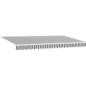 vidaXL Toldo Retr&aacute;ctil Antracita, Blanco 400 X 200 Cm Vidaxl