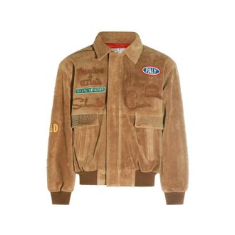 Paly Hollywood Sunset Embellished Suede Jacket