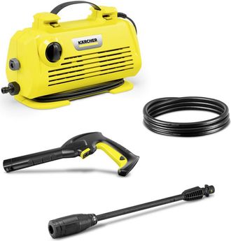 Karcher K 2 Premium Fj Hidrolimpiadora Dom&eacute;stica - 110 Bares - 360 L/h - Pistola De Espuma, Cepillo Para Terrazas, Detergente Para Piedras 1l, Detergente Univ