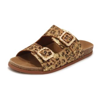 Emanuelle Vee Sliders, female, Brown, Size: 11 US Ciabatta Sandra Sliders
