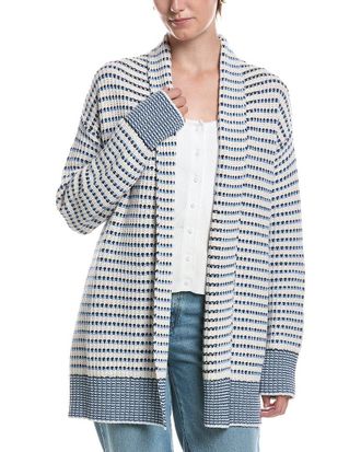 Splendid Stripe Open Front Cardi