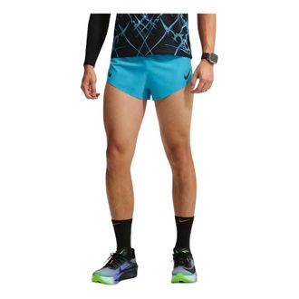 Nike AeroSwift Dri-FIT ADV 2 Brief-Lined Shorts Light Current Blue Black FN3350-418