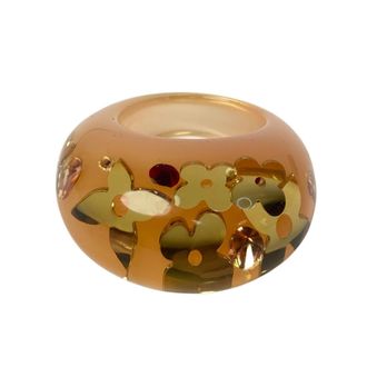 Louis Vuitton Pink Resin Band Ring (Pre-Owned)
