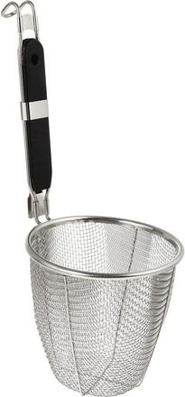 No Brand Cesta De Acero Inoxidable Para Fideos - Malla Tipo Ara&ntilde;a, Perfecta Para Empanadillas Y Fideos, Ideal Para Cocinar Y Escurrir