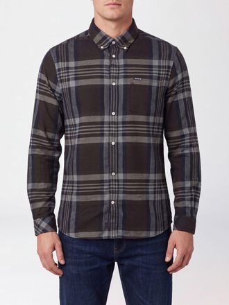 Barbour Camicia slim fit in cotone con motivo tartan e colletto button-down