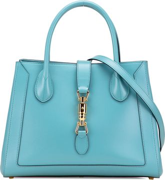 Gucci Pre-owned Womens Jackie 1961 Top Handle Bag - Turquoise Leather - One Size