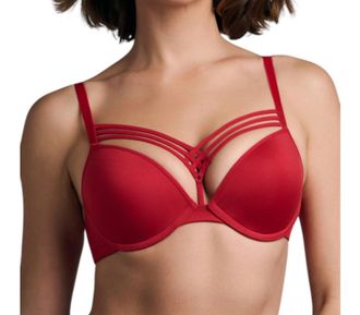 Marlies Dekkers Sale Dame De Paris Padded Push Up Bra In Red