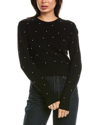 Brodie Little Pearl Crewneck Wool & Cashmere-Blend Sweater