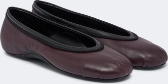 Dries Van Noten Bailarinas de piel