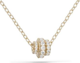 Spinelli Kilcollin Vesta Diamond Pavé Pendant Necklace in Yellow Gold at Nordstrom