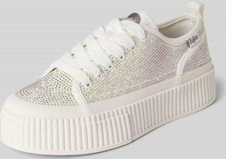 Buffalo Sneaker mit Ziersteinbesatz Modell MADISON GLAM in Weiss, Gr&ouml;&szlig;e 36