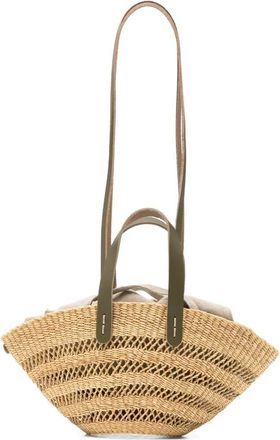 Muu&ntilde; Mini Chantelle Straw Bag