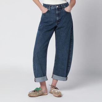 Frame Denim The Bubble indigo-blue jeans