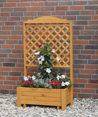 Promadino Spalier »Romantica« mit Pflanzkasten, BxTxH: 80x38x140 cm