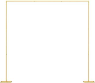 vidaXL Arco De Boda Dorado 338 X 35 X 300 Cm Acero Vidaxl