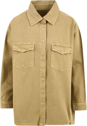 Hinnominate Stijlvol Damesoverhemd - Dames - Zomerjassen - Beige - M - Jassen