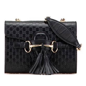 Gucci Tweedehands Mini Microguccissima Emily Crossbody