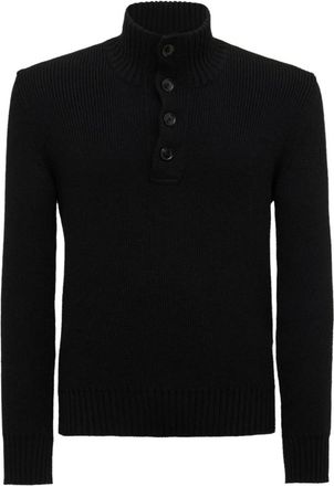 Tom Ford Heren, Truien, Zwart, Maat: 3XL Zijde