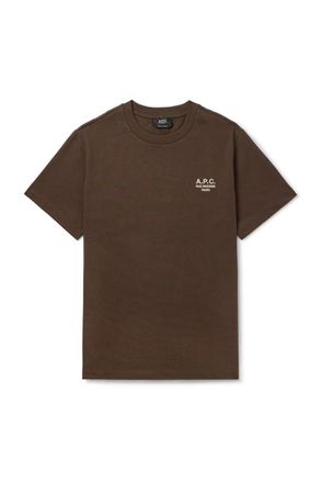 A.P.C. Logo-Embroidered Cotton-Jersey T-Shirt