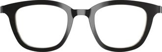 Lindberg Lindberg Buffalo Horn 1862 H26 10 Nero Marrone Silver Glasses