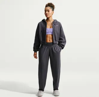 Nike Womens One Relaxed Dri-FIT Pants in Grey | IU1415-013