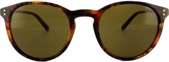 Polo Ralph Lauren Round Havana Brown Sunglasses