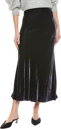 Velvet Velvet By Graham & Spencer Eza Velvet Silk-Blend Skirt