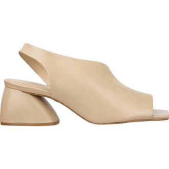Carrano Womens Rexana Sling Back Nubuck Leather Sandal In Cream