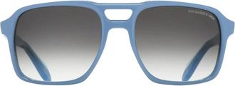Cutler and Gross 1394 Aviator Zonnebril - unisex - Zonnebrillen - Blauw - 57 MM - Accessoires