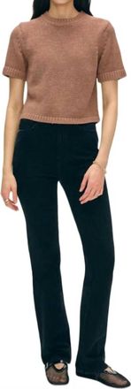 White + Warren Organic Cotton Tape T-Shirt In Clay