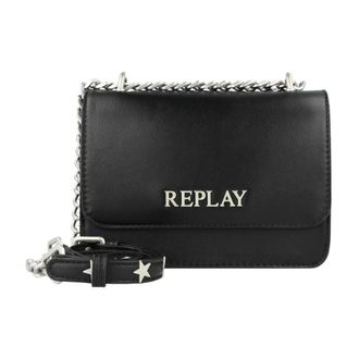 Replay Bolso bandolera con logo - Bags - Mujer - Negro - ONE SIZE