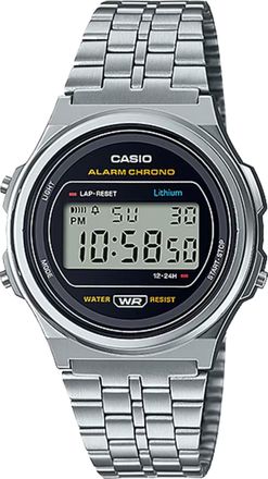 Casio Mens Vintage Digital Stainless Steel Watch - A-171WE-1ACF