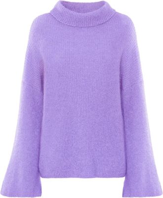 Americandreams Felicia Oversized Knit - Dames - Coltruien - Paars - S - Wol - Truien & Vesten