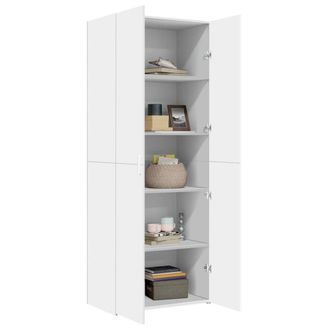 Berkfield Home Highboard White 70x42.5x185 cm Engineered Wood
